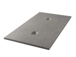 Balmani Prado Douchebak 160 X 90 Cm Graniet Zwart Gevlamd