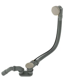 Santeg Unibath Badafvoer Met Overloop 70cm Brushed CoolMetal