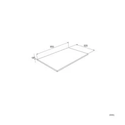 Storke Panton Enkele Tablet Ruwe Eiken Melamine 85 X 52 Cm -Badkamerwinkel 0a1a0c3d531f0d9f5ac054c03e57dc3741a0d44f TT Storke PANTON 855 1