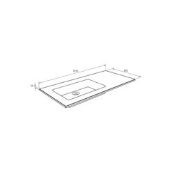 Storke Scuro Asymmetrisch Linkse Wastafel Mat Kwarts 100 X 52 Cm -Badkamerwinkel 0aa610d38bf79a29bcc9511ee3ffa7c446319b8b Storke Scuro AL 65 35 1010x525x15