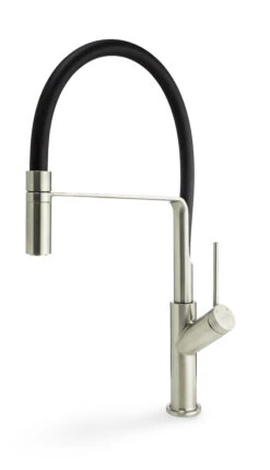 Blaufoss District Keukenkraan Met Uittrekbare Kop Brushed CoolMetal