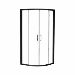 Luca Varess Talan Douche Schuifdeur 90 X 200 Cm Helder Glas Mat Zwart Profiel