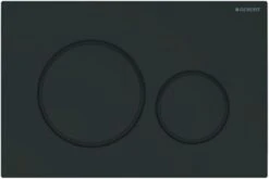 Geberit Sigma 20 Bedieningspaneel Mat Zwart Voor UP320 Inbouwreservoir