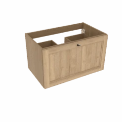 Balmani Lemon Zwevende Wastafelonderkast 90 X 55 Cm Verweerde Eik 2 Lades