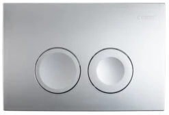 Geberit Delta 25 Bedieningspaneel Mat Chroom Voor Geberit Duofix Inbouwreservoir