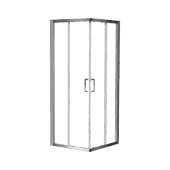 Luca Varess Talan Douche Schuifdeur 80 X 200 Cm Helder Glas Mat Chroom Profiel