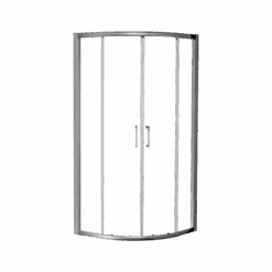 Luca Varess Talan Douche Schuifdeur 90 X 200 Cm Helder Glas Mat Chroom Profiel