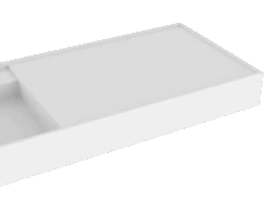 Balmani Cubo Asymmetrisch Linkse Wastafel Matte Solid Surface 160 X 49 Cm -Badkamerwinkel 357ab3713a544f13a82d300838696cb8e252349d detail 2R