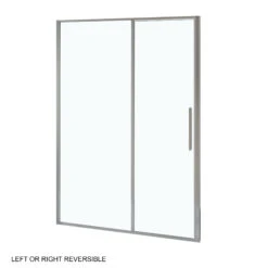 Luca Varess Morano Douchehoek Met Draaideur En 2 Vaste Zijwanden 90 X 120 Cm Helder Glas Glanzend Chroom Profiel - Deur