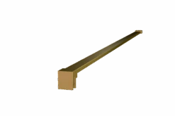 Balmani Modular Inloopdouche 130 X 200 Cm Helder Glas Brushed Gold Profiel -Badkamerwinkel 37f19fa3b240b06c2d5d98785b5e097c3645ede1 84503 Packshot01 1