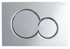 Geberit Sigma 01 Bedieningspaneel Glanzend Chroom Voor UP320 Inbouwreservoir