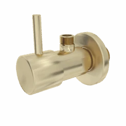 Santeg Hoekstopkraan 1/2-3/8 Brushed Champagne Gold