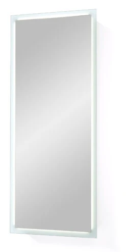 Balmani Vizio Rechthoekig Badkamerspiegel 50 X 125 Cm Met Spiegelverlichting En -verwarming