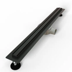 Linie Douchegoot 70 Cm Mat Zwart