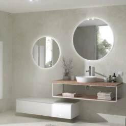 Balmani Giro Rond Badkamerspiegel Ø 90 Cm Met Spiegelverlichting En -verwarming -Badkamerwinkel 4e5247095da8d95c276fde6df90f810c0a1f1d2e 64884 64888 sfeer01