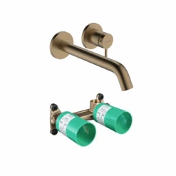 Hansgrohe Tecturis S Inbouw Wastafelkraan Brushed Bronze Incl. Inbouwelement