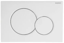 Geberit Sigma 01 Bedieningspaneel Glanzend Wit Voor UP320 Inbouwreservoir