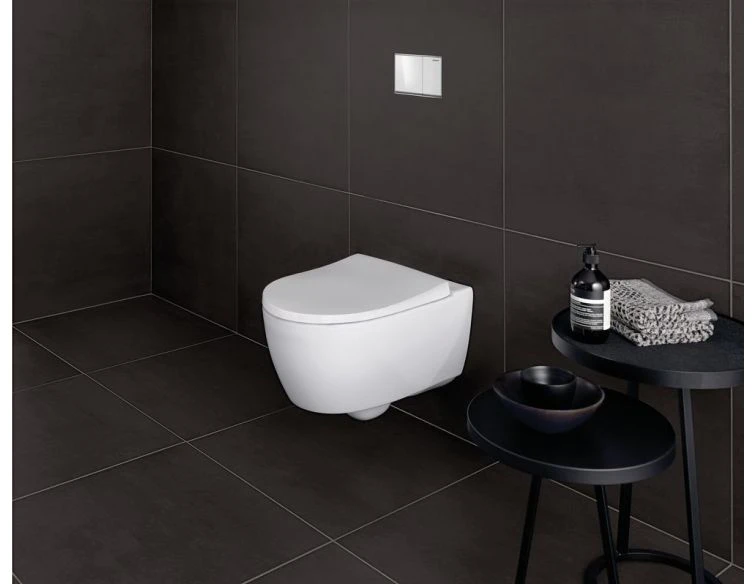 Geberit ICon Hangtoilet Glanzend Wit Randloos 2 Geberit ICon Hangtoilet Glanzend Wit Randloos - Afbeelding 2