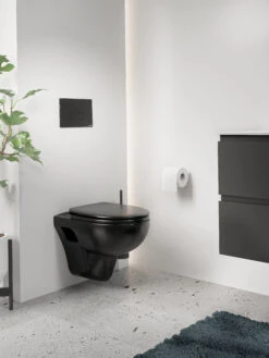 Linie Enzo Mat Zwart Randloos Met Luxe Wc-bril -Badkamerwinkel 5e46a803832b9330cf19076e71da9fc11db60860 Enzo black1