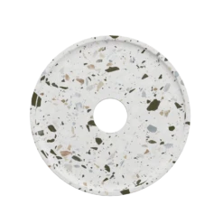 Balmani Pelota Disc LED Verlichting 16 Cm Wit/zwart Terrazzo