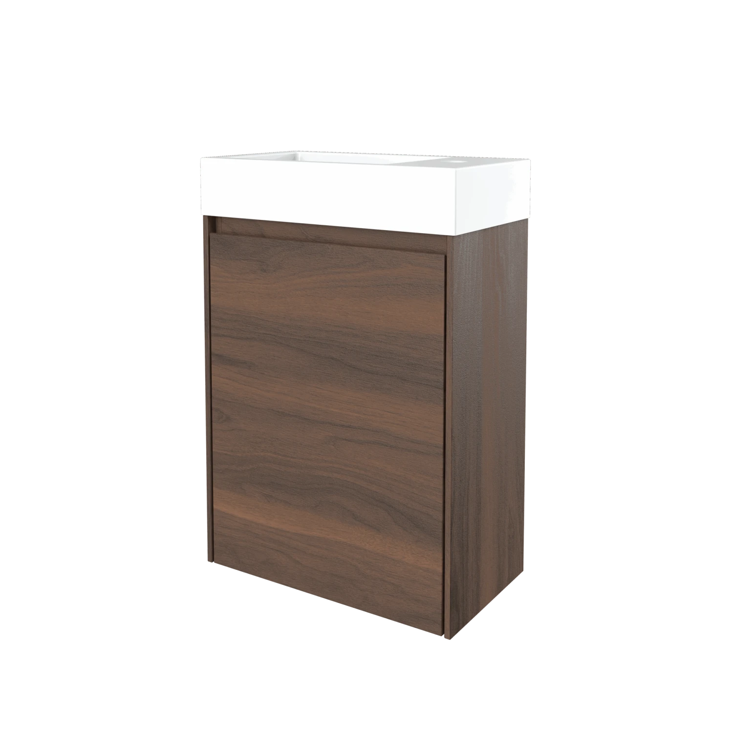 Storke Edge Zwevend Toiletmeubel 40 X 22 Cm Notelaar Met Vida Wastafel In Glanzend Composiet Marmer 1 Storke Edge Zwevend Toiletmeubel 40 X 22 Cm Notelaar Met Vida Wastafel In Glanzend Composiet Marmer