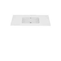 Linie Vano Enkele Wastafel Mat Composiet Marmer 100 X 46 Cm -Badkamerwinkel 697398fcb3cc92ea1cb2c0eb049eabc9d461bbc3 70983 packshot frontview