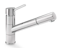 Blaufoss Belia Keukenkraan Met Uittrekbare Kop Chroom