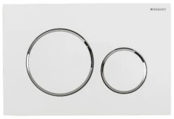 Geberit Sigma 20 Bedieningspaneel Glanzend Wit Voor UP320 Inbouwreservoir