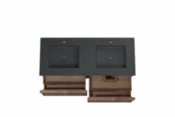 Balmani Forma Zwevend Badkamermeubel 135 X 55 Cm Amerikaanse Notelaar Met Tablo Facetta Dubbele Wastafel In Graniet Graniet Zwart Verticale Symmetrische Rechte Ribbel -Badkamerwinkel 774a3a6b6e5a7a80643e5c3cc7304dc4feca8002 65697 65697 40415 to