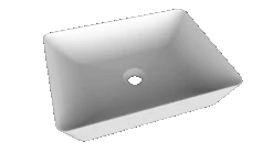 Balmani Still Waskom Matte Solid Surface Rechthoekig 48 X 38 Cm