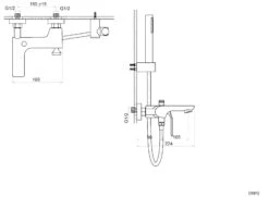 Blaufoss Expo Badkraan Met Handdouche Mat Zwart -Badkamerwinkel 7fd8cb876f9b70740bad95e8743162b94609d2cf 200388 TT