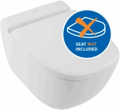 Villeroy & Boch Antheus Hangtoilet Mat Wit Randloos Zonder Wc-bril