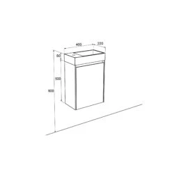 Storke Edge Zwevend Toiletmeubel 40 X 22 Cm Ruwe Eik Met Vida Wastafel In Glanzend Composiet Marmer -Badkamerwinkel 86b78f785bbbb15f2b045a97675a3a48afe44531 Storke Edge toilet cabinet Vida basin