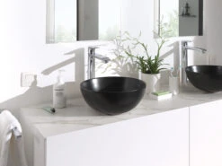 Luca Varess Supra Waskom Mat Zwarte Porselein Rond Ø 36 Cm -Badkamerwinkel 8992b89fea741462c7cc297667ea4d451cc65331 63236 sfeer02