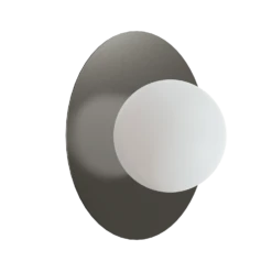 Balmani Pelota Disc Small LED Verlichting 16 Cm Gunmetal