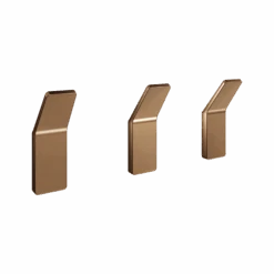 Blaufoss Amo Set Haakjes 3 Stuks Brushed Rose Gold