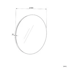 Balmani Giro Rond Badkamerspiegel Ø 90 Cm Met Spiegelverlichting En -verwarming -Badkamerwinkel 8f4e895dc59c683a8aa4e73b7a3d81473f6a8879 TT Balmani GIRO R 900 1