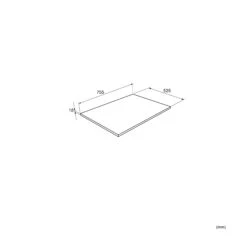 Storke Panton Enkele Tablet Ruwe Eiken Melamine 75 X 52 Cm -Badkamerwinkel 934c57d48793860b21f0185524a095897d37148a TT Storke PANTON 755 1