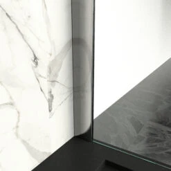 Balmani Modular Inloopdouche 160 X 200 Cm Helder Glas Met Matte Strook Glanzend Chroom Profiel -Badkamerwinkel 93764b5156816f962597fded9875bfb5c0b880bd 18732 BMSS Chrome Clear banded glass