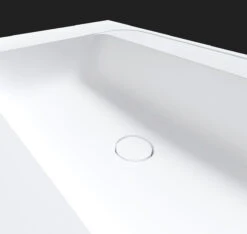 Balmani Tablo Strada Dubbele Wastafel Matte Composietmarmer (wit) 135 X 55 Cm -Badkamerwinkel 95d126080e23c206c910bf7163e887caa1b639fc Balmani tablo strada packshot detail 2