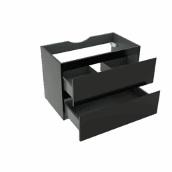 Linie Lado Zwevende Wastafelonderkast 80 X 46 Cm Mat Zwart 2 Lades -Badkamerwinkel 9bbb0211dd4fb37bf5f763dcf5ff03c82c6e2891 70898 84192 packshot03