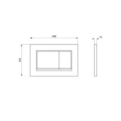 Geberit Sigma 30 Bedieningspaneel Glanzend Wit Voor UP320 Inbouwreservoir -Badkamerwinkel a3113f941a649d79be4b3cb376e3ae4dcee9e4bd TT duwplaat 40321 40323