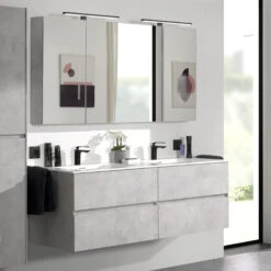 Balmani Cubico LED Verlichting 50 Cm Zwart -Badkamerwinkel a40c27a4de309aa12309b94e494a62e52ef314a8 62703 sfeer02