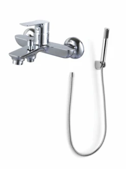 Linie Mila Badmengkraan Met Douchekop Glanzend Chroom