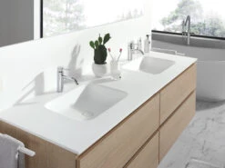 Balmani Tablo Arcato Dubbele Wastafel Matte Solid Surface 150 X 55 Cm -Badkamerwinkel a5a25f7a247edc70d21f09a45e5fd841ffc616c7 62956 62955 sfeer01