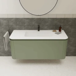 Balmani Moon Enkele Wastafel Mat Witte Solid Surface 130 X 55 Cm -Badkamerwinkel a5f45382e0b27758c515d1b09b87a7ed5d5bdfb7 201656 Moon top white toepassing