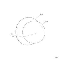 Balmani Pelota Disc Medium LED Verlichting 16 Cm Gunmetal -Badkamerwinkel a72d7c58e7acb15930d90c99a9497950f676455d TT Balmani PELOTA DISC 120 1 3