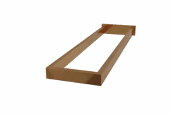 Blaufoss Noma Dubbele Handdoekhouder Brushed Rosegold 41cm