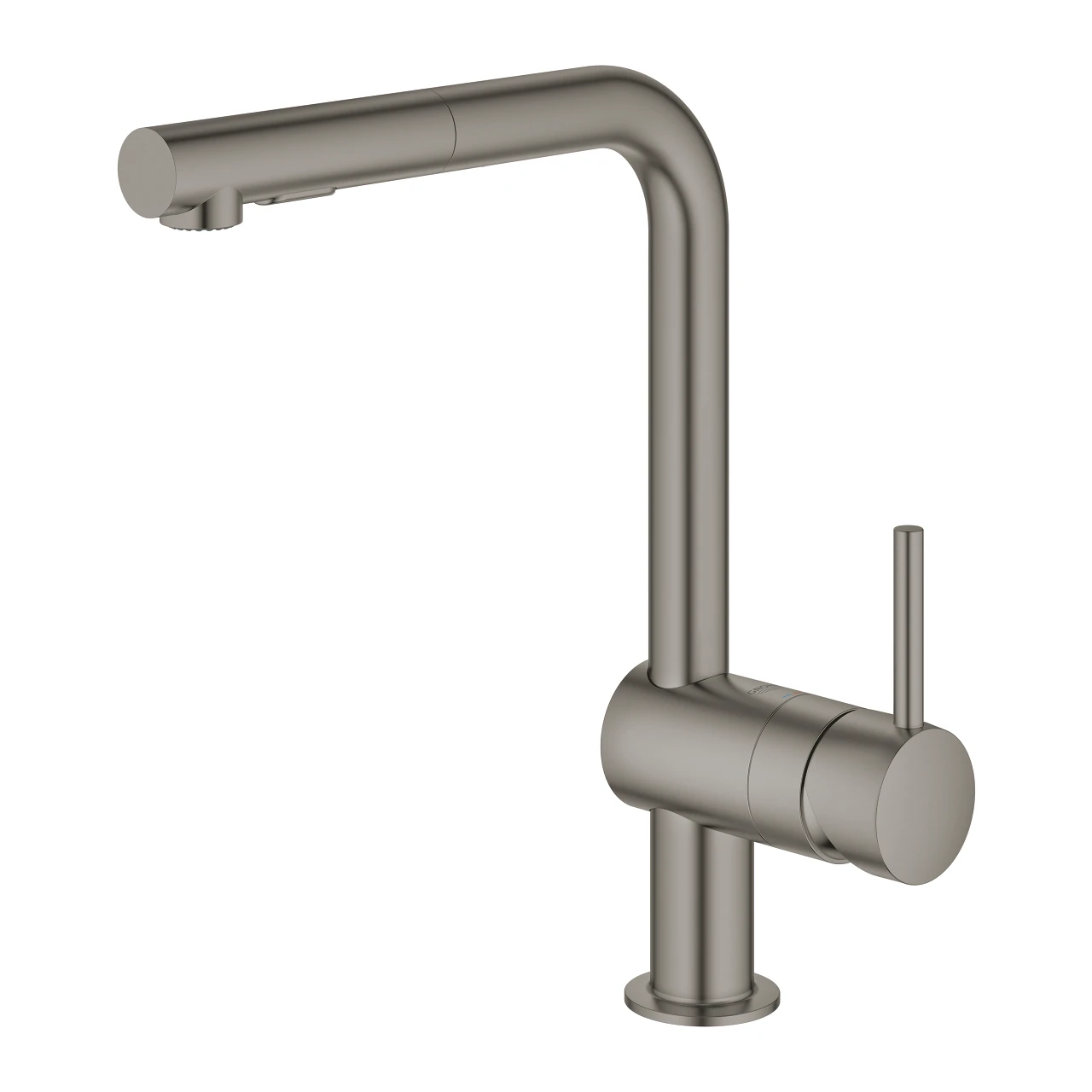 Grohe Minta L-uitloop Keukenkraan Met Uittrekbare Kop Brushed Hard Graphite 30274AL0 2 Grohe Minta L-uitloop Keukenkraan Met Uittrekbare Kop Brushed Hard Graphite 30274AL0 - Afbeelding 2