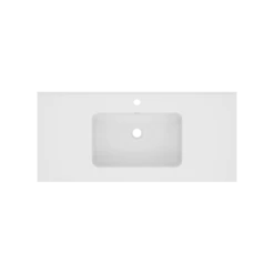 Linie Vano Enkele Wastafel Mat Composiet Marmer 100 X 46 Cm -Badkamerwinkel ae2c4c94a3fedbc33c86b5696cf790026bb6b320 70983 packshot topview